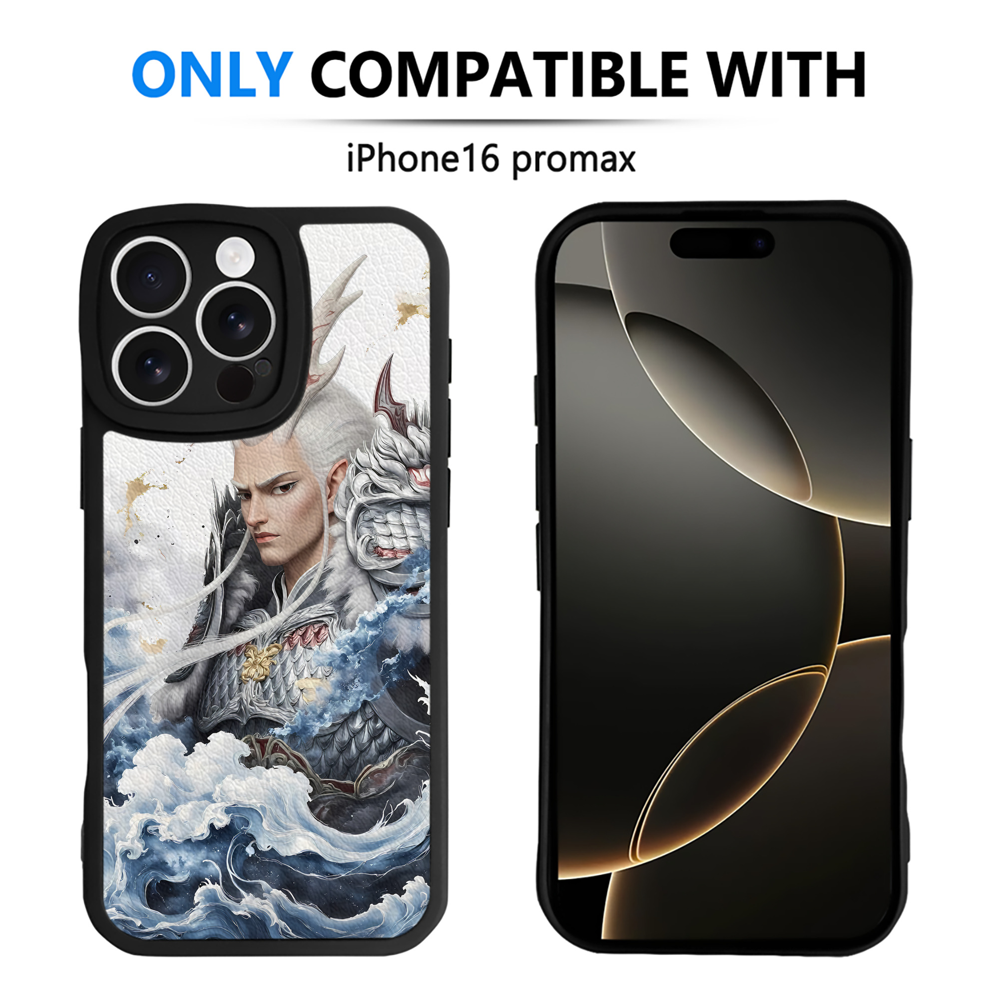（画像用） Ne Zha 2 ナタ 魔童の大暴れ 【iPhone 16シリーズ対応】シリコンスマホケース（レザー調） 材質：シリコン